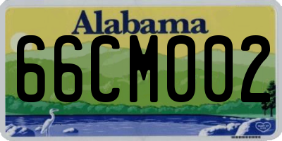 AL license plate 66CM002