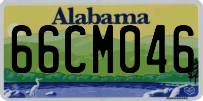 AL license plate 66CM046