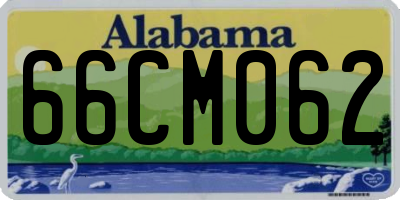 AL license plate 66CM062