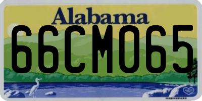 AL license plate 66CM065