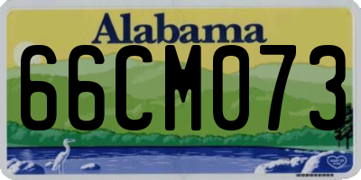 AL license plate 66CM073