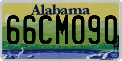 AL license plate 66CM090