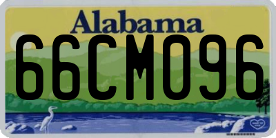 AL license plate 66CM096