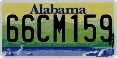 AL license plate 66CM159