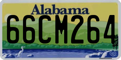AL license plate 66CM264