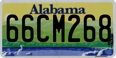 AL license plate 66CM268