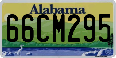 AL license plate 66CM295