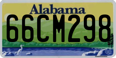 AL license plate 66CM298