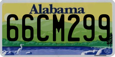 AL license plate 66CM299