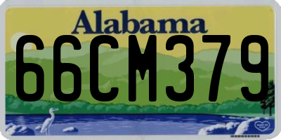 AL license plate 66CM379