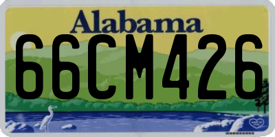 AL license plate 66CM426