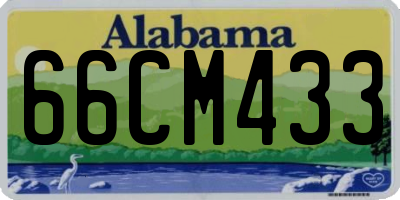 AL license plate 66CM433