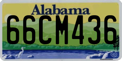 AL license plate 66CM436
