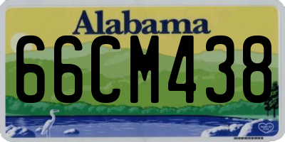 AL license plate 66CM438