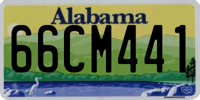 AL license plate 66CM441