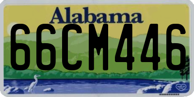 AL license plate 66CM446