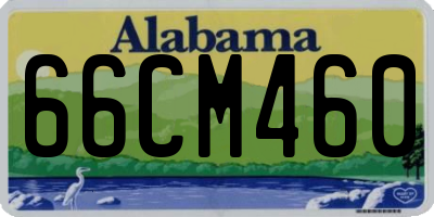 AL license plate 66CM460