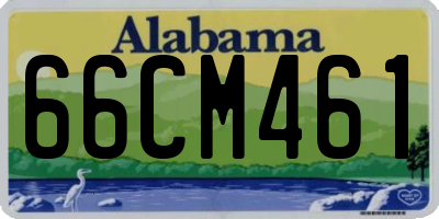 AL license plate 66CM461