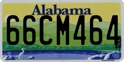 AL license plate 66CM464