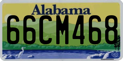 AL license plate 66CM468
