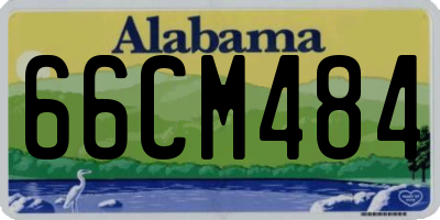 AL license plate 66CM484