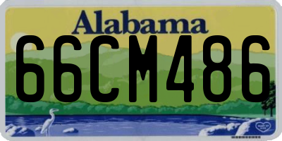 AL license plate 66CM486