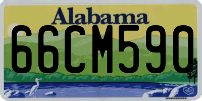 AL license plate 66CM590
