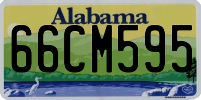 AL license plate 66CM595
