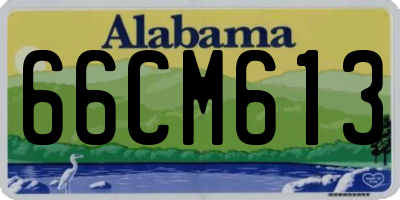 AL license plate 66CM613