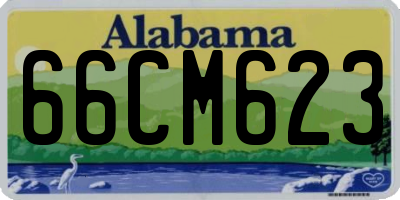 AL license plate 66CM623