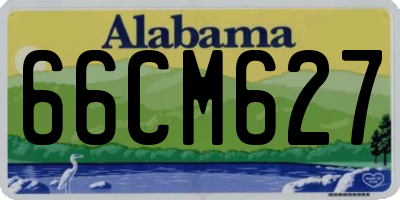 AL license plate 66CM627