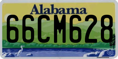 AL license plate 66CM628