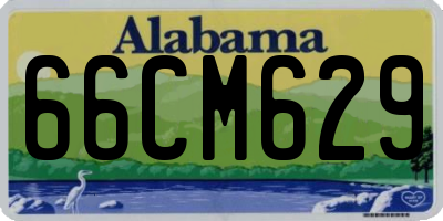 AL license plate 66CM629