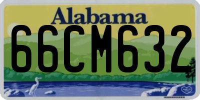 AL license plate 66CM632