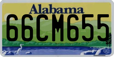 AL license plate 66CM655