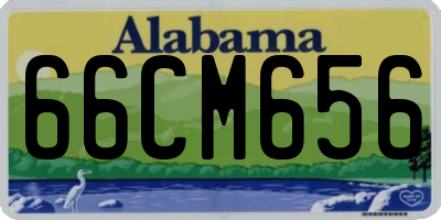 AL license plate 66CM656