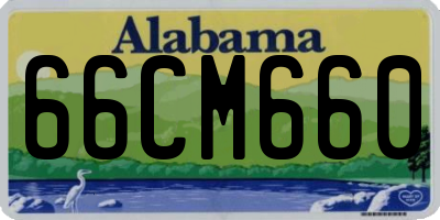 AL license plate 66CM660