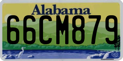 AL license plate 66CM879