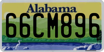 AL license plate 66CM896