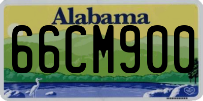 AL license plate 66CM900