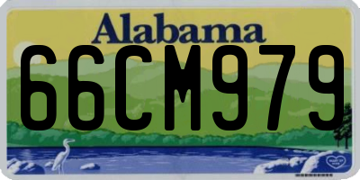AL license plate 66CM979