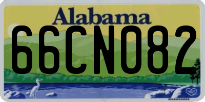 AL license plate 66CN082
