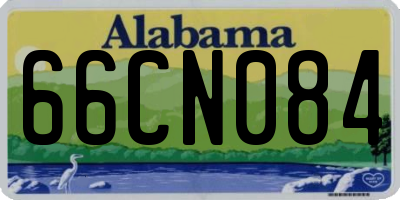 AL license plate 66CN084