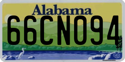 AL license plate 66CN094
