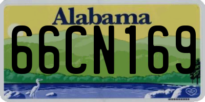 AL license plate 66CN169