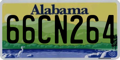 AL license plate 66CN264