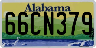 AL license plate 66CN379