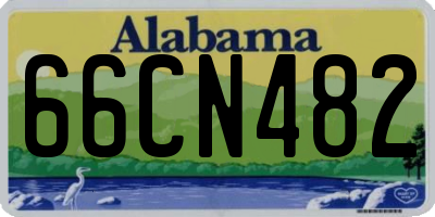 AL license plate 66CN482