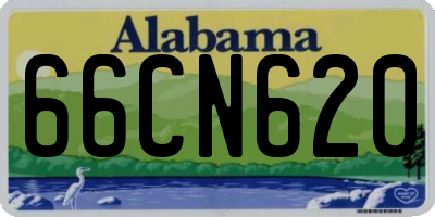 AL license plate 66CN620