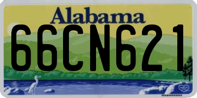 AL license plate 66CN621
